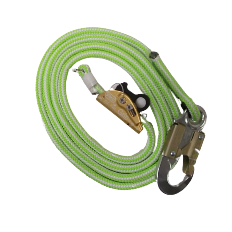 8' SMC Rope Grab Lanyard - Aluminum Snap