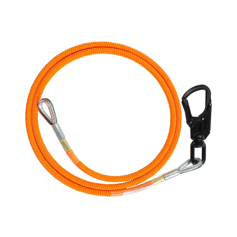 8' Steel Core Lanyard-Aluminum Swivel Snap