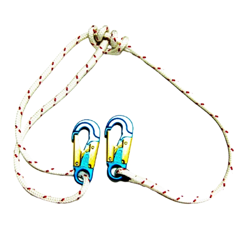 Double Braid Adjustable Lanyard - Aluminum Snaps