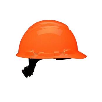 3M 4-Point Ratchet Hard Hat - Orange
