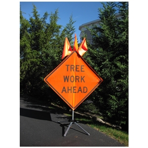 Tree Work Ahead - 36 x 36 Roll-up Sign