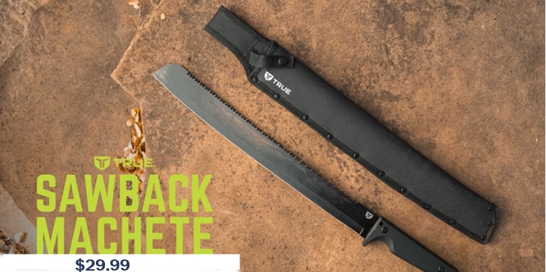 Gator Bush Machete with 17.9 in. Blade (Sheath Included) Gator Bush Machete with 17.9 in. Blade (Sheath Included)