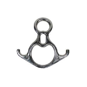7" Stainless Steel  Figure 8 Descender w/ Ears 